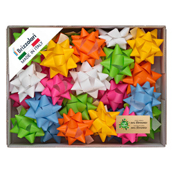100 stelle nastro similpaper 10mmxÃ5cm colori assortiti primavera Brizzolari
