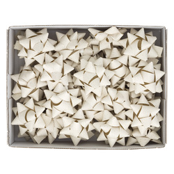 36 stelle nastro carta erba 20mmxÃ9cm avorio Brizzolari