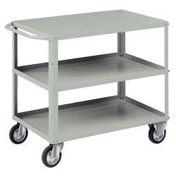 Carrello 3 vasche da 93x60cm grigio