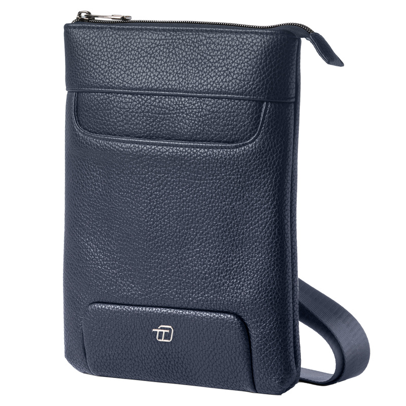 City bag piccola Gate Trended ecopelle dim. 20x26x2cm blu InTempo