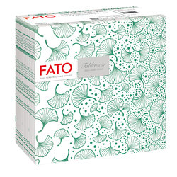 50 tovaglioli 40x40cm Linea tablewear Biloba verde foresta Fato