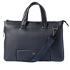 Borsa c/manici espandibile Gate Trended ecopelle dim.41x30x7cm blu InTempo