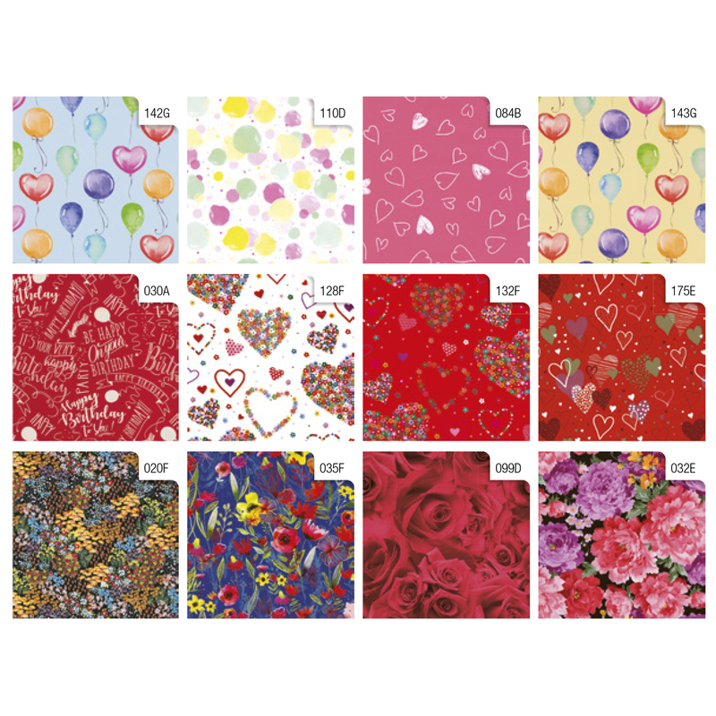 Rotolo carta regalo Fantasia 70X200cm Rex Sadoch