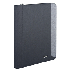 Portablocco Dual tessuto tecnico f.to A4 nero/grigio City Time