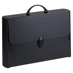 Valigetta polionda Total Black 28x43cm dorso rigido 8