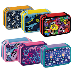 Astuccio 3 Zip Fantasy 13x20x7