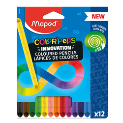 Astuccio 12 pastelli Color'Peps Infinity Maped