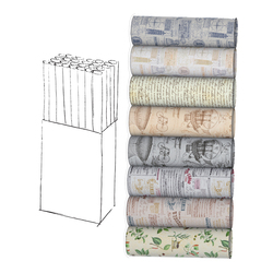 Rotolo Ecocarta regalo RetrO' 70x200cm Rex Sadoch