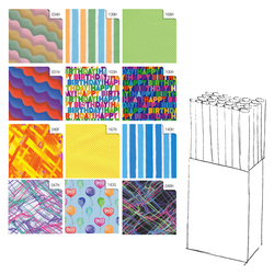 Rotolo carta regalo Raso Colors 70X200cm Rex Sadoch