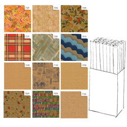 Rotolo carta regalo Kraft 70X200cm Rex Sadoch