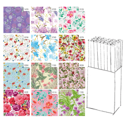 Rotolo carta regalo Fiori 70X200cm Rex Sadoch