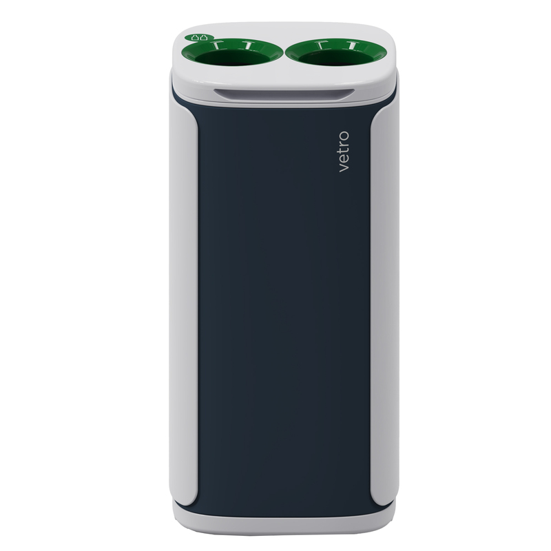 Contenitore per raccolta differenziata Wastee verde/vetro Kobra