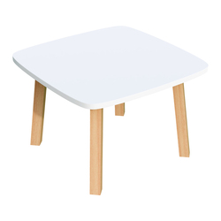 Tavolino attesa Woody bianco Paperflow