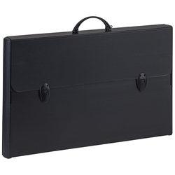 Valigetta polionda Total Black 37x60cm dorso rigido 5cm Favorit