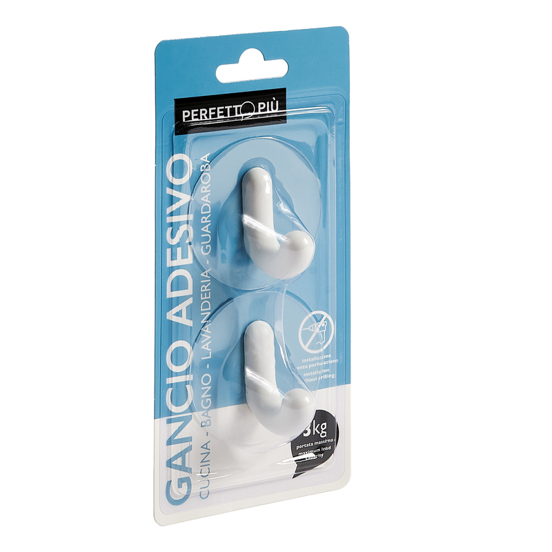 2 Ganci adesivi mod J. Perfetto