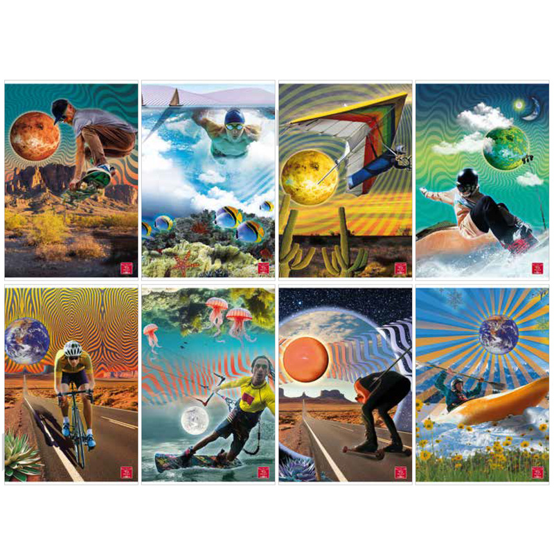 Maxiquaderno A4 80gr 40+2fg 5mm Sport Pigna