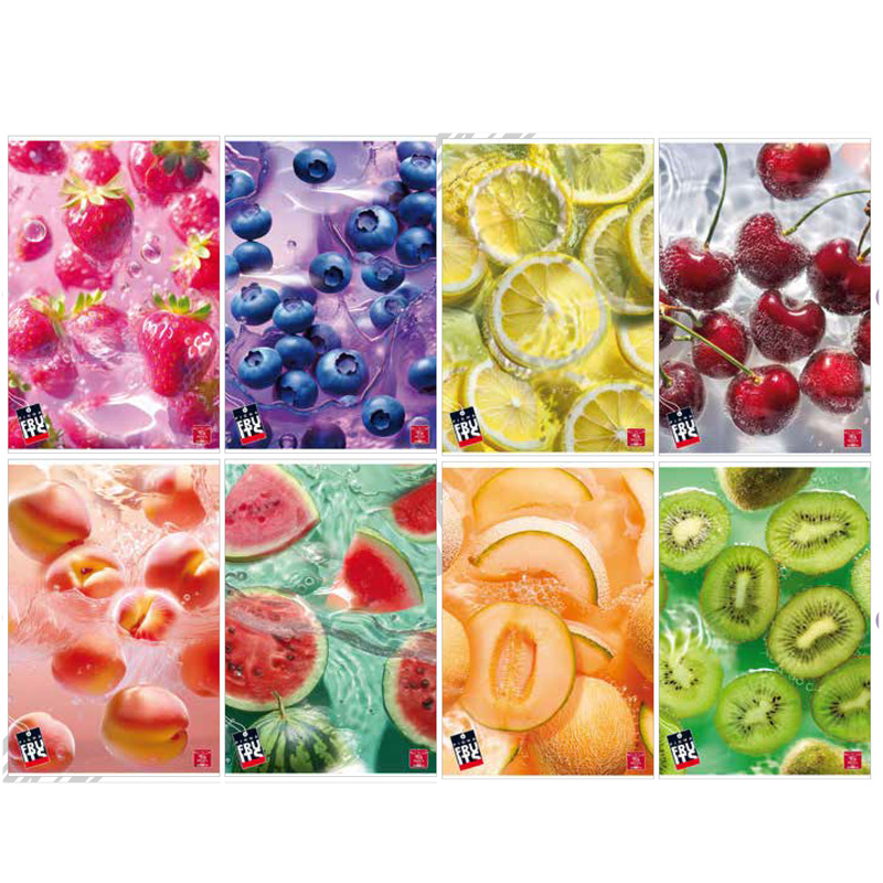 Maxiquaderno A4 80gr 40+2fg 1rigo Fruit Pigna