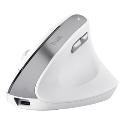 Mouse Ergonomico Bayo II wireless Bianco -Trust