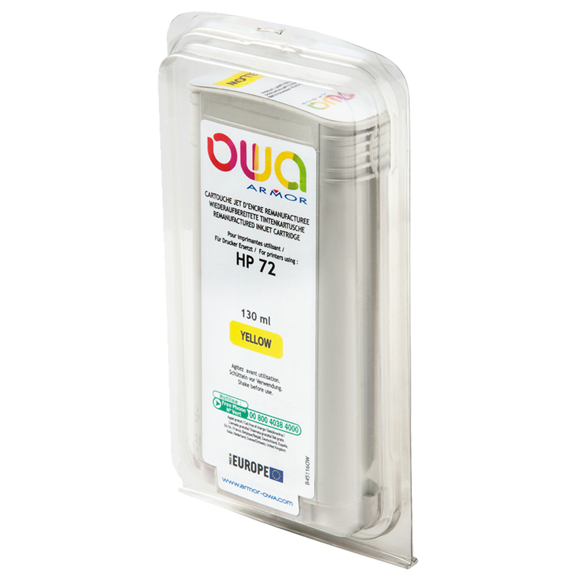 Armor Cartuccia Compatibile Giallo per Hp 72_130ml