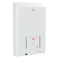 Dispenser per assorbenti Artemis 2 colonne metallo verniciato bianco Mar Plast