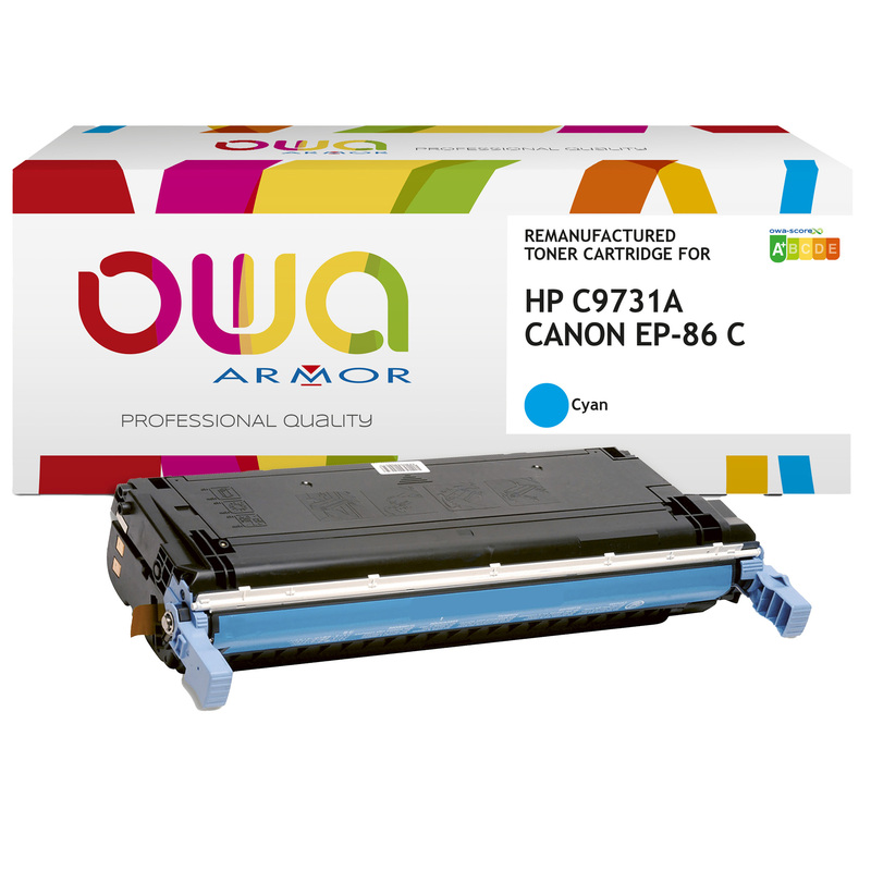 Armor Toner Compatibile per HP C9731A Ciano_12.000 pag