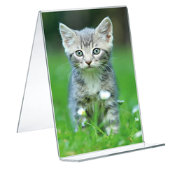 Portadepliant acrilico 10x15x15cm art. 7115 Lebez