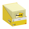 Cf.10 blocchetti c/film 100fg Post-itÂ®Z-Notes R330-CY-W10 76x76mm giallo canary