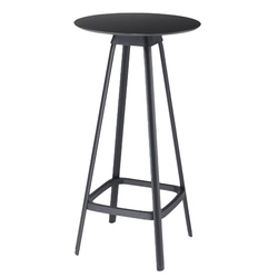 Tavolo bar alto Tapas TAVTA  rotondo  nero Unisit