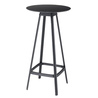 Tavolo bar alto Tapas TAVTA  rotondo  nero Unisit