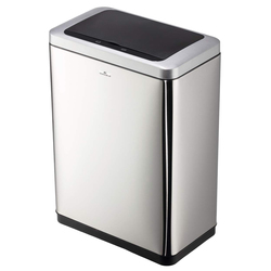 Cestino con sensore No TouchDuo 46,5x27x65cm 2x20Lt argento metallizzato Durable