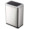 Cestino con sensore No TouchDuo 46,5x27x65cm 2x20Lt argento metallizzato Durable