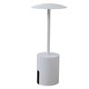 Lampada da tavolo Rocket a LED in alluminio bianco King Collection