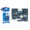 Brother Nastro TZERN34 in tessuto da 12 mm Oro su Blu (4m)