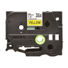 Brother nastro Laminato da 36mm Nero/Giallo (8m) adatto a etichettatura di cavi