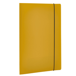 Cartella 3 Lembi HOLOS in PP giallo sabbia 25x35cm Fellowes