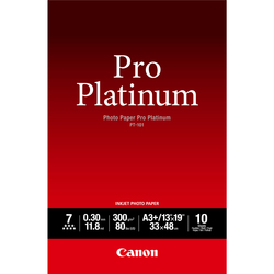 CANON CARTA FOTOGRAFICA PRO PLATINUM PT-101 300g/m2 A3+ 10FOGLI