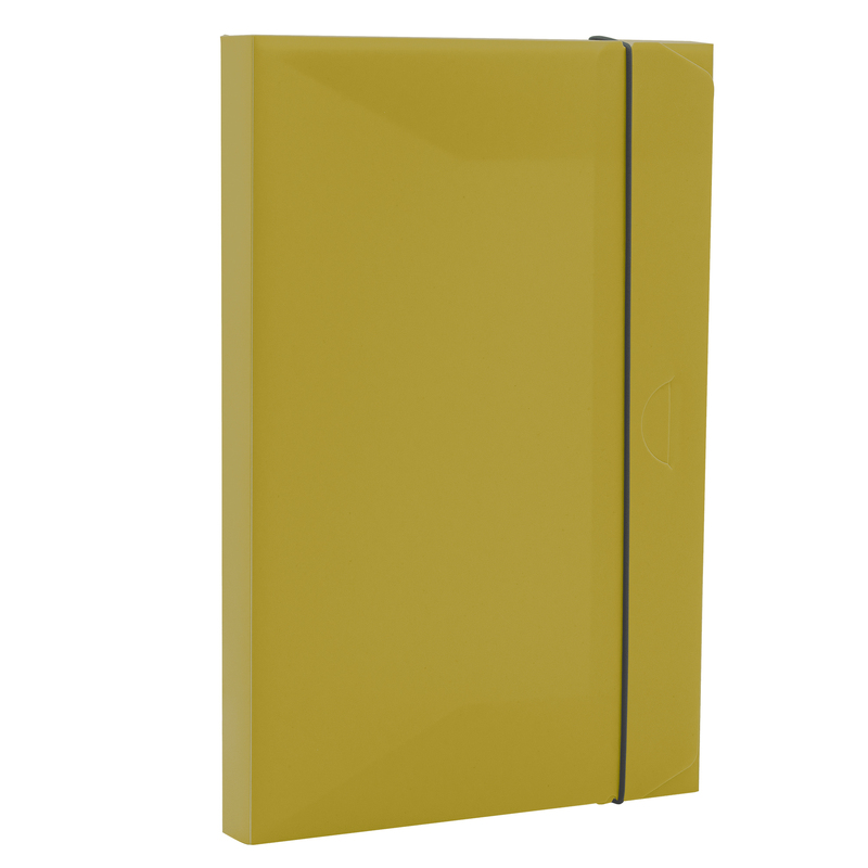 Cartella progetto HOLOS dorso 3cm in PP verde 34,5x23,5x3cm Fellowes