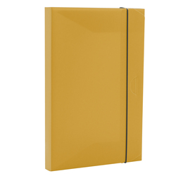 Cartella progetto HOLOS dorso 3cm in PP giallo sabbia 34,5x23,5x3cm Fellowes