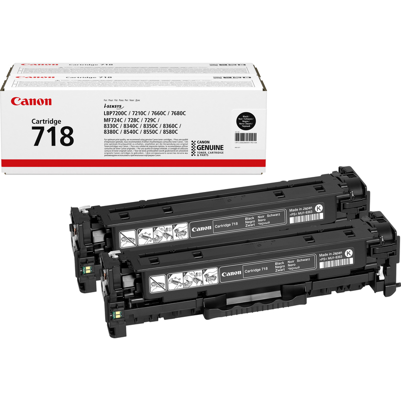 SCATOLA 2 TONER NERO LBP7200 MF8330 MF8350