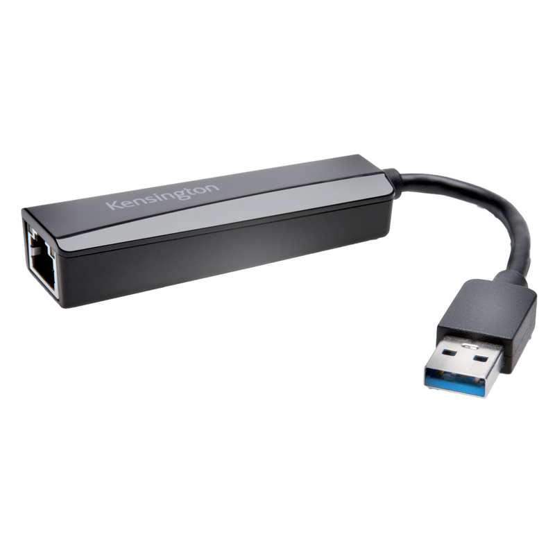 UA0000E Adattatore Ethernet USB-A Â Nero-Kensington
