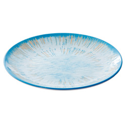 Piatto piano Linea Oceano D27x2,5cm melamina Leone