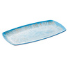 Piatto rettangolare Linea Oceano 35,5x19x2,5cm melamina Leone