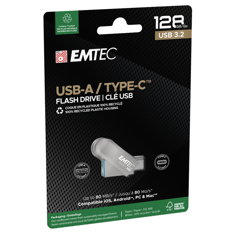Emtec Memoria Type-C  C280 128GB