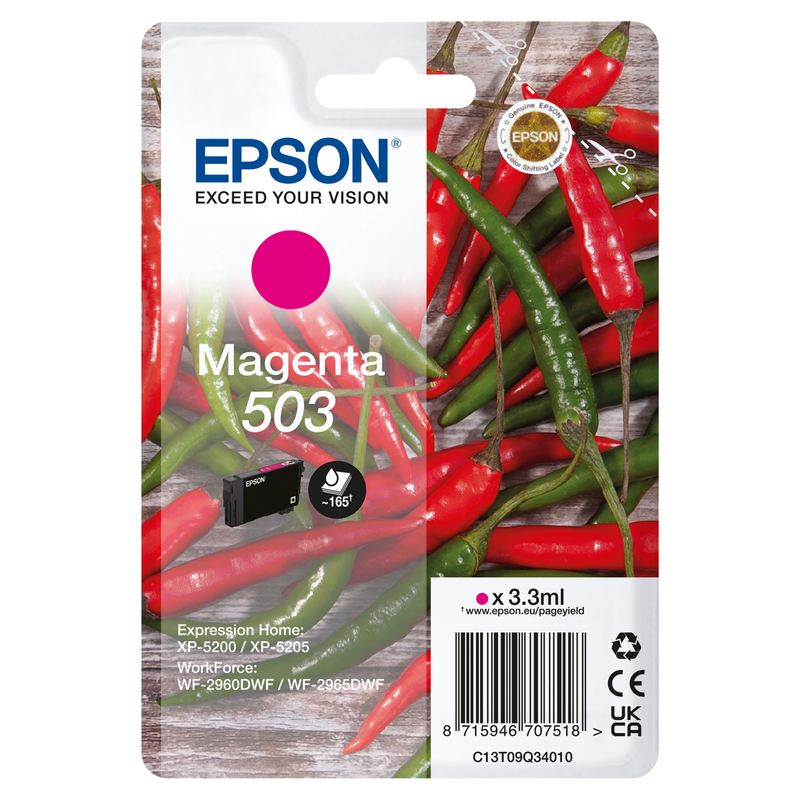 Epson Cartuccia 503 Peperoncino Magenta 3