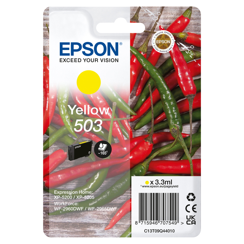 Epson Cartuccia 503 Peperoncino Giallo 3