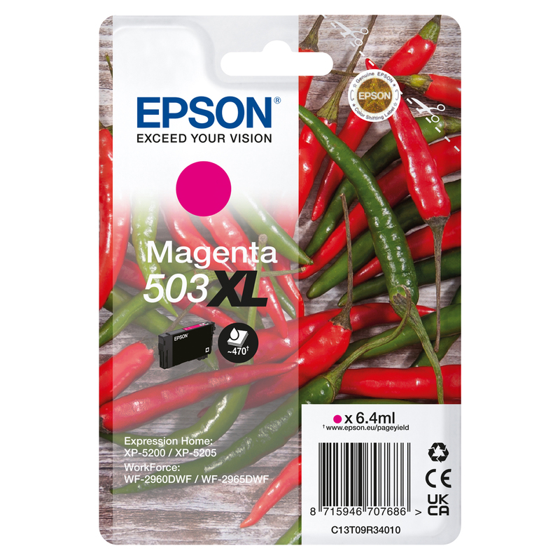 Epson Cartuccia Peperoncino 503XL Magenta 6