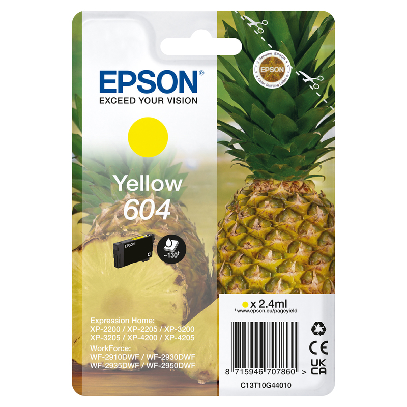 Epson Cartuccia 604 Ananas Giallo 2