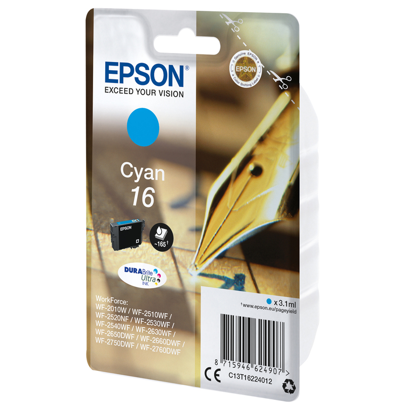 CARTUCCIA A PIGMENTI CIANO EPSON DURABRITE ULTRA