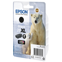 CARTUCCIA NERO EPSON CLARIA PREMIUM SERIE 26XL/ORSO POLARE