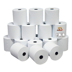 Blister 10 rotoli carta neutra 55gr 57mm x 28mt Ã 58mm per Calcolatrice